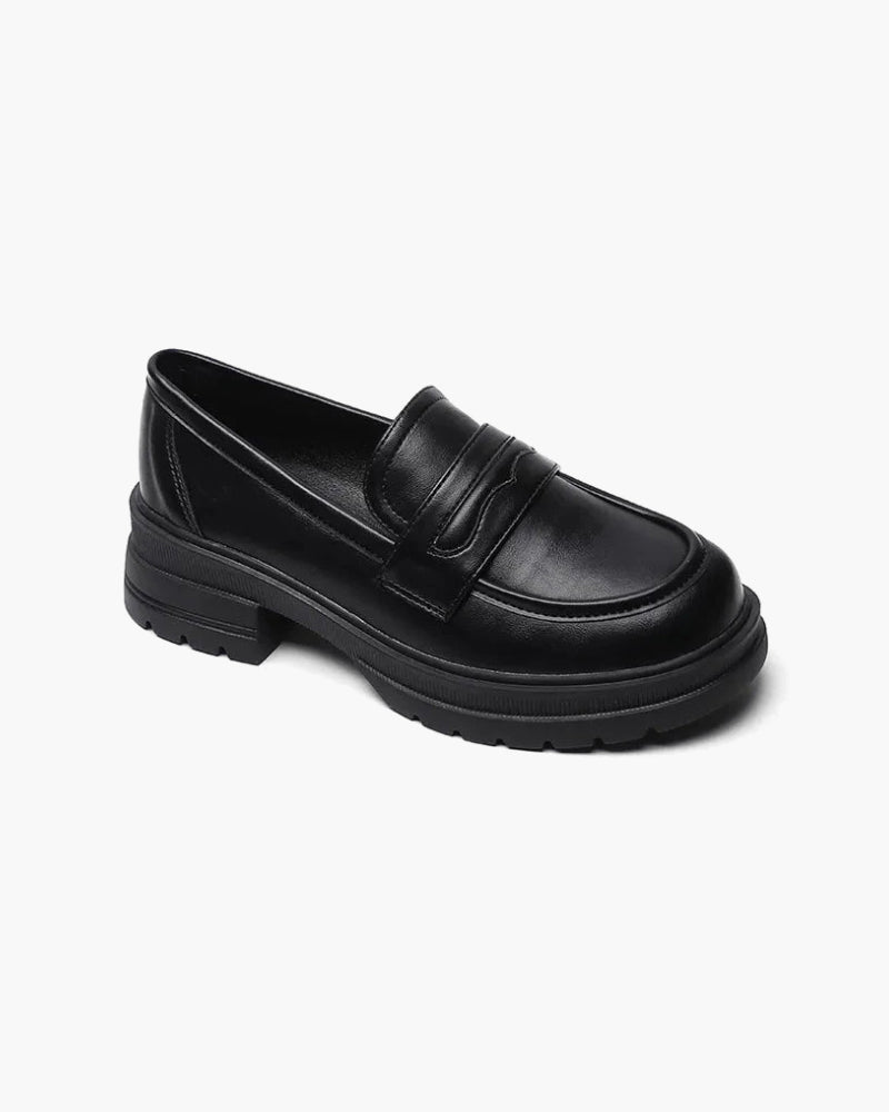 Leder-Mokassins