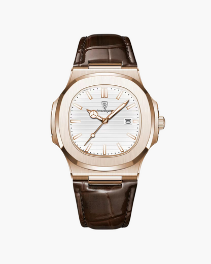 Moderner Mann LEDERUHR