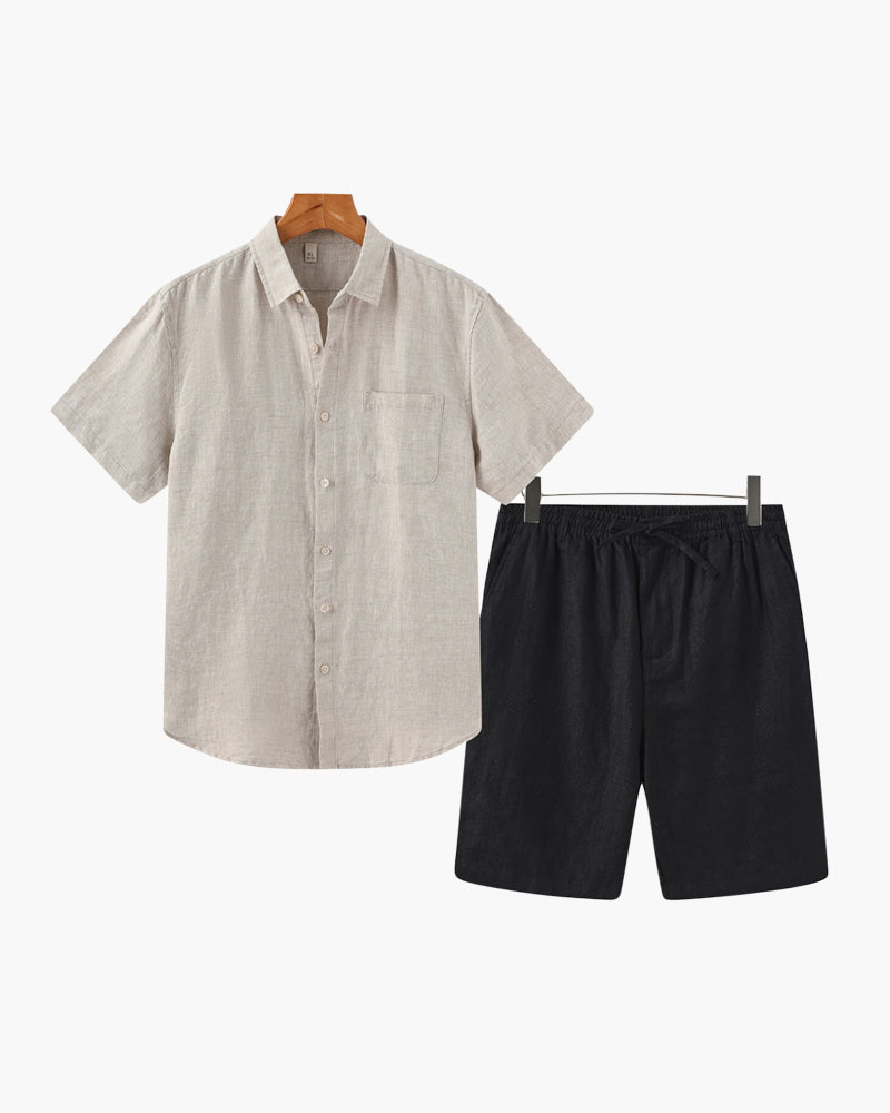 Mavrah Leinen-Set (mit Shorts)