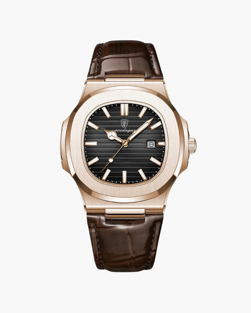Moderner Mann LEDERUHR
