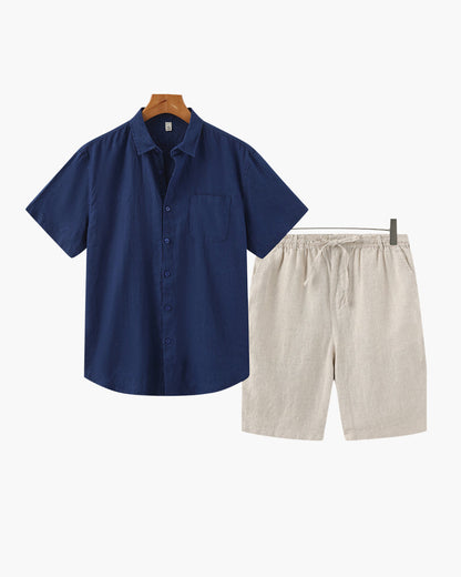 Mavrah Leinen-Set (mit Shorts)
