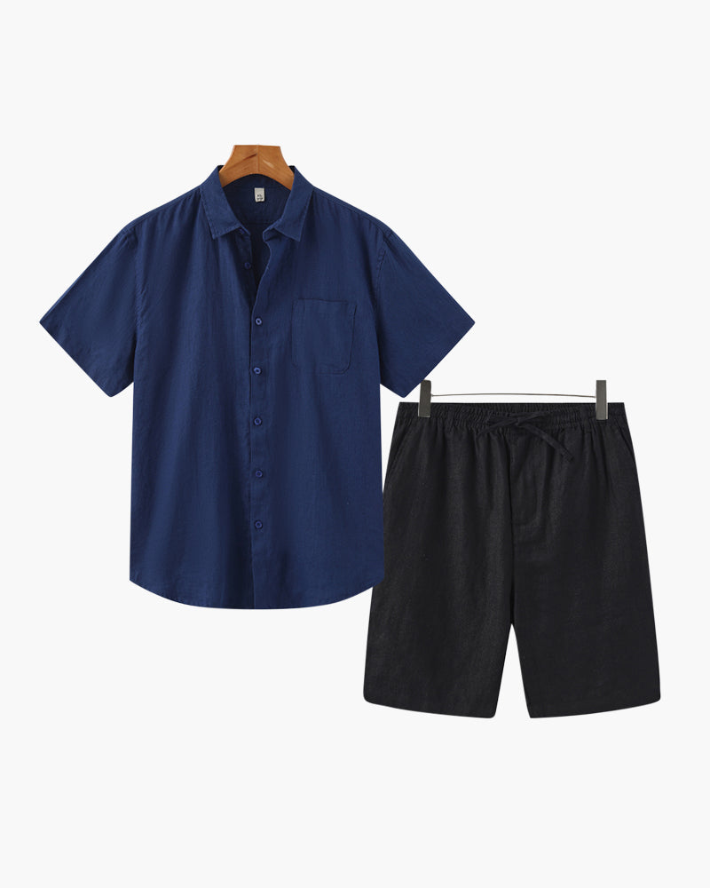 Mavrah Leinen-Set (mit Shorts)