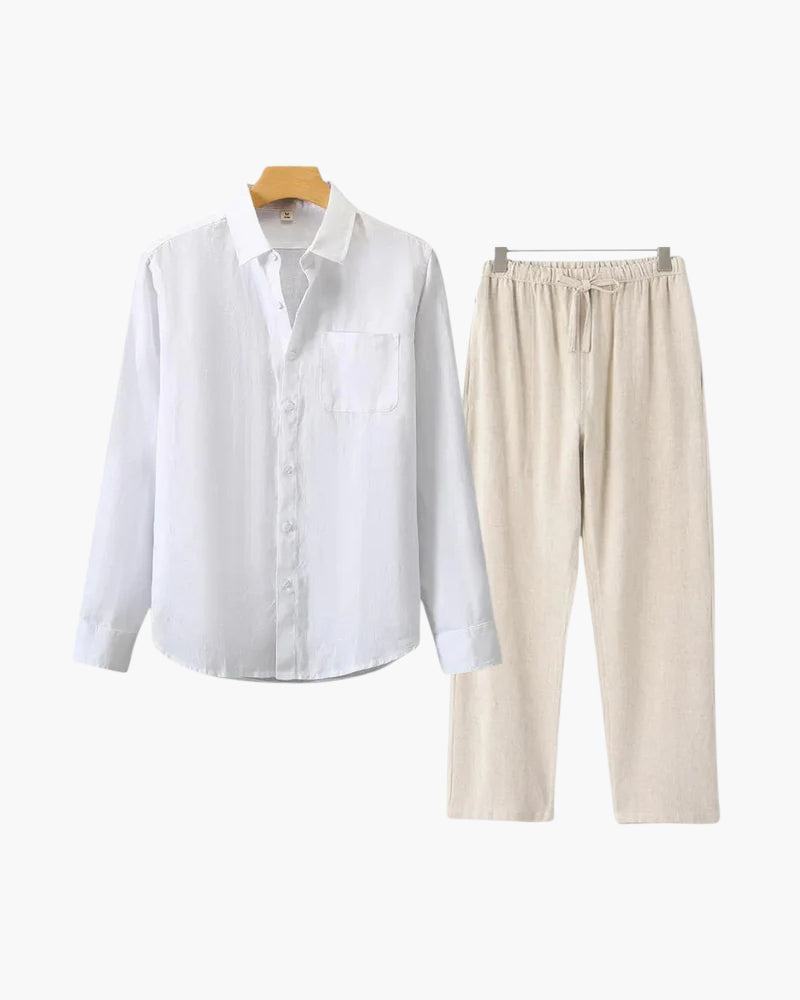Mavrah Leinen-Set (Langarm)