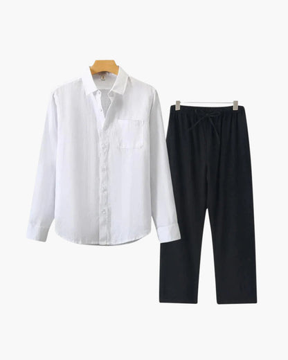 Mavrah Leinen-Set (Langarm)