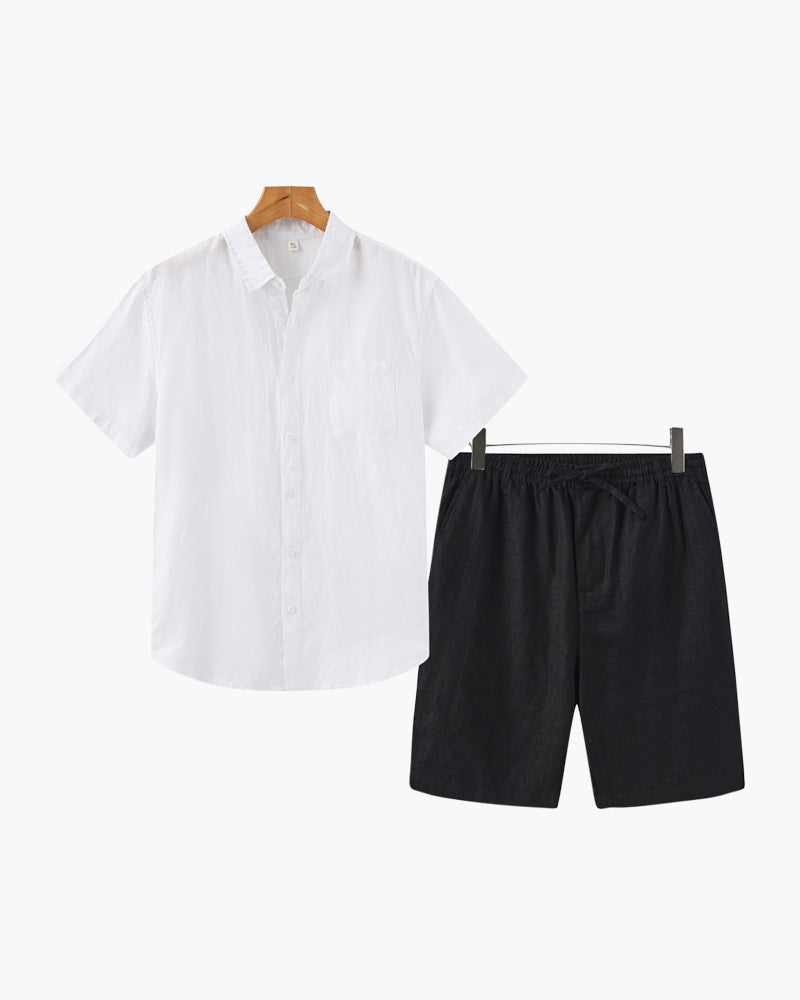Mavrah Leinen-Set (mit Shorts)