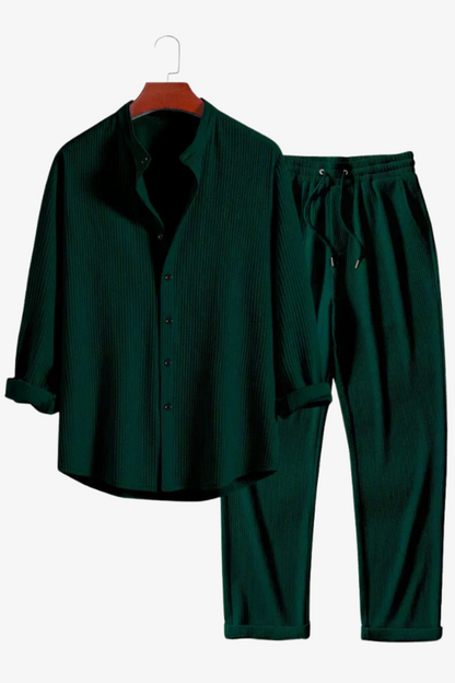 Zweiteiliges Herren-Set – Premium Schwarz