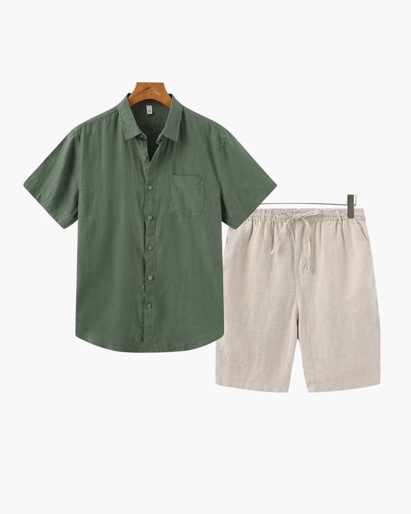Mavrah Leinen-Set (mit Shorts)
