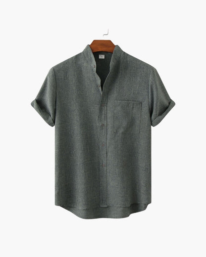 Das Mandarin-Kragenpolo Mark