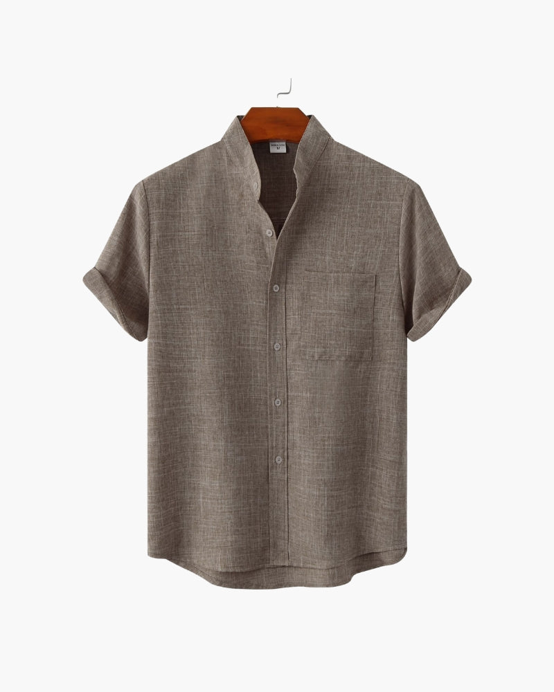 Das Mandarin-Kragenpolo Mark