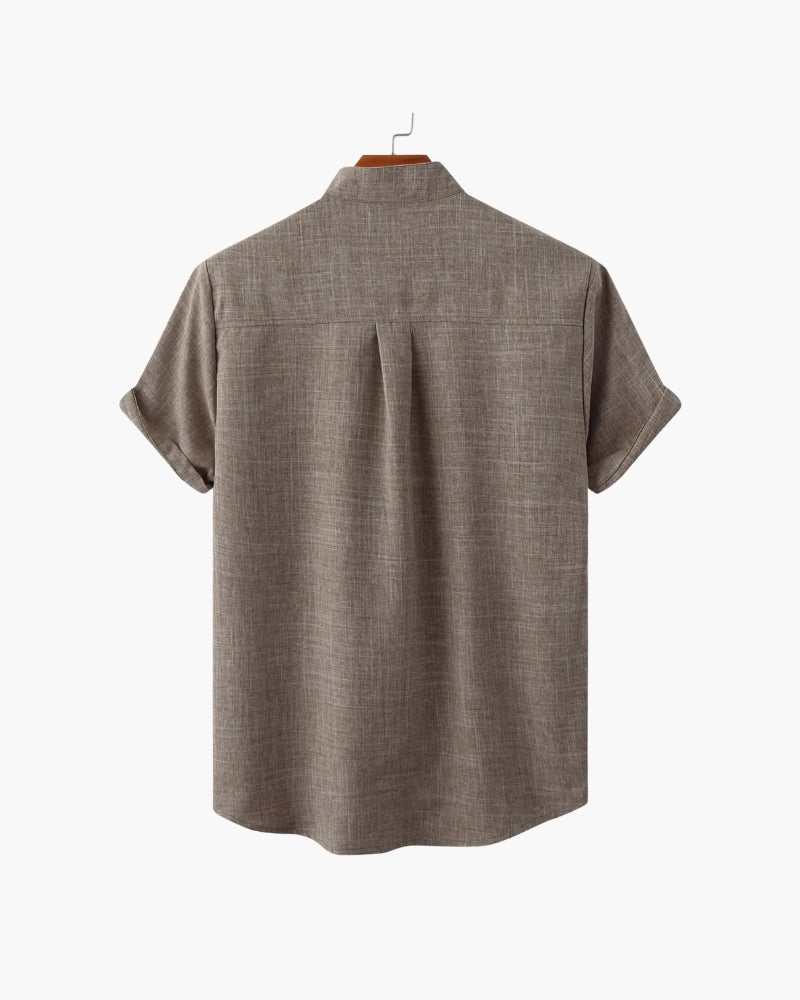 Das Mandarin-Kragenpolo Mark