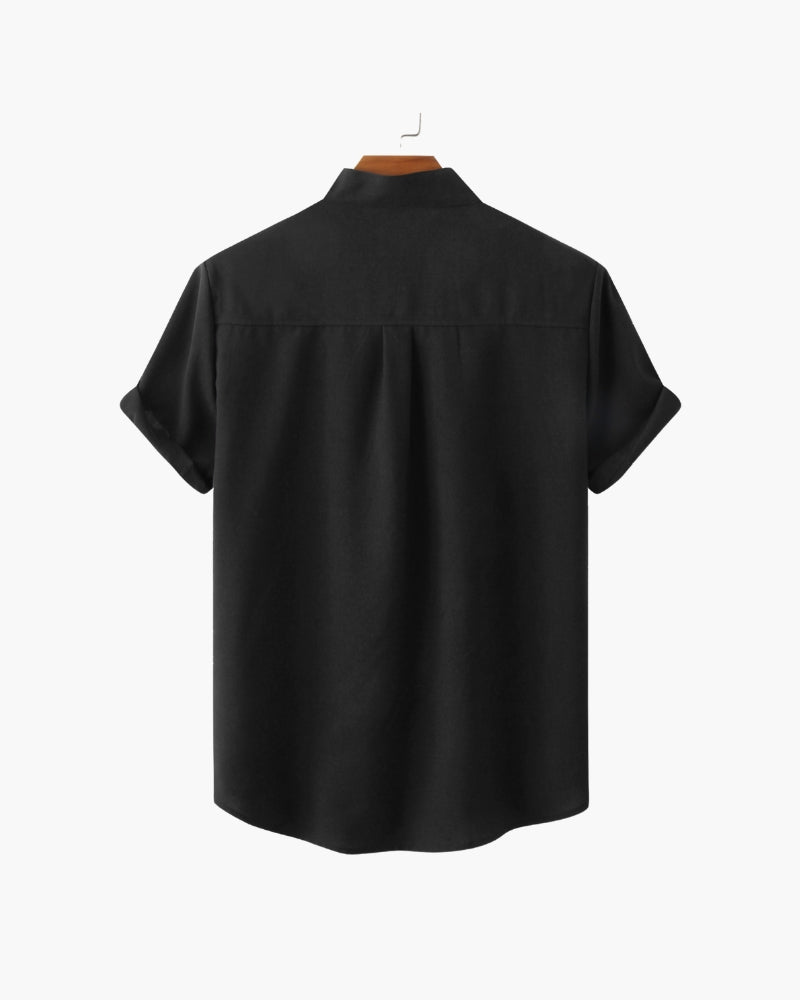 Das Mandarin-Kragenpolo Mark