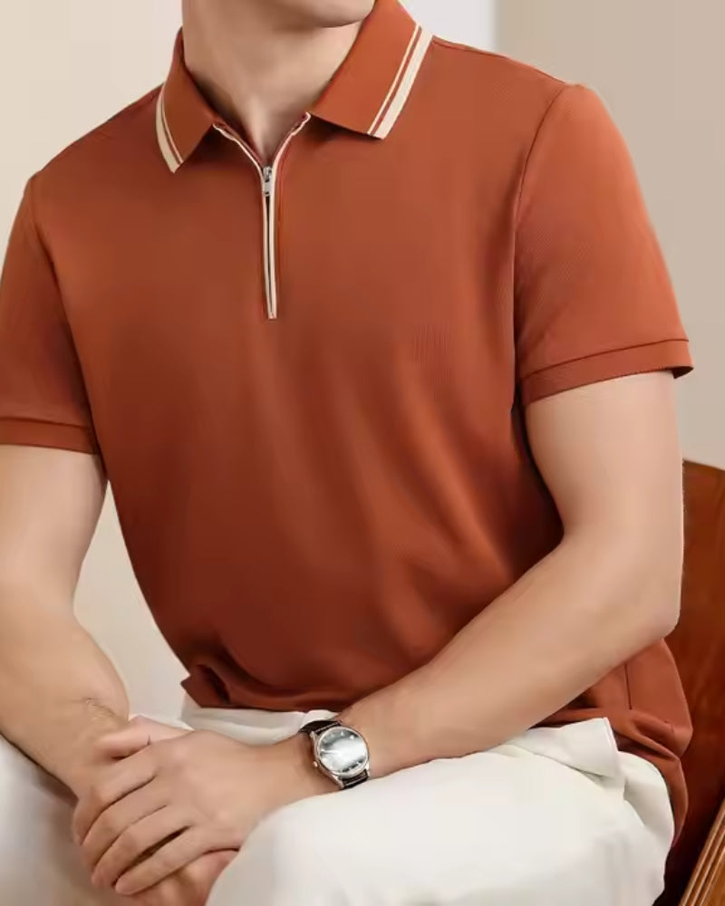 Das Reißverschluss-Polo Ridgeway