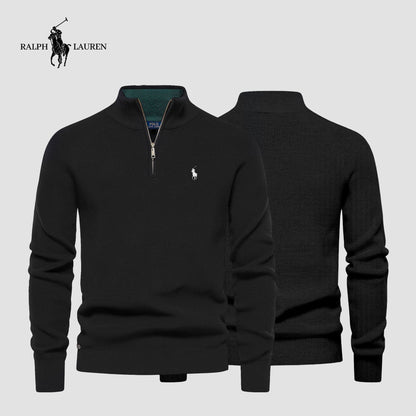 R&L Herren-Pullover mit Reißverschluss (RABATT)