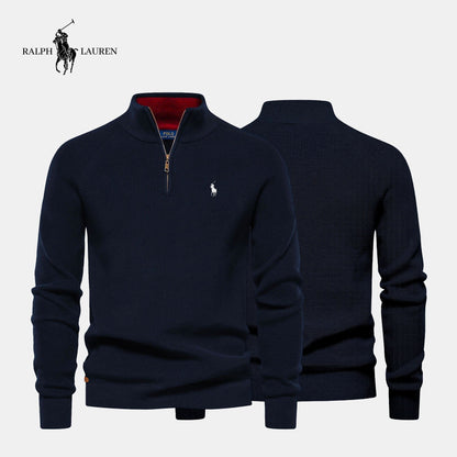 R&L Herren-Pullover mit Reißverschluss (RABATT)