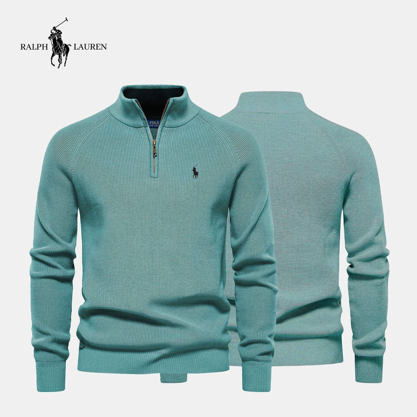 R&L Herren-Pullover mit Reißverschluss (RABATT)