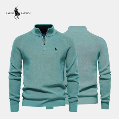 R&L Herren-Pullover mit Reißverschluss (RABATT)